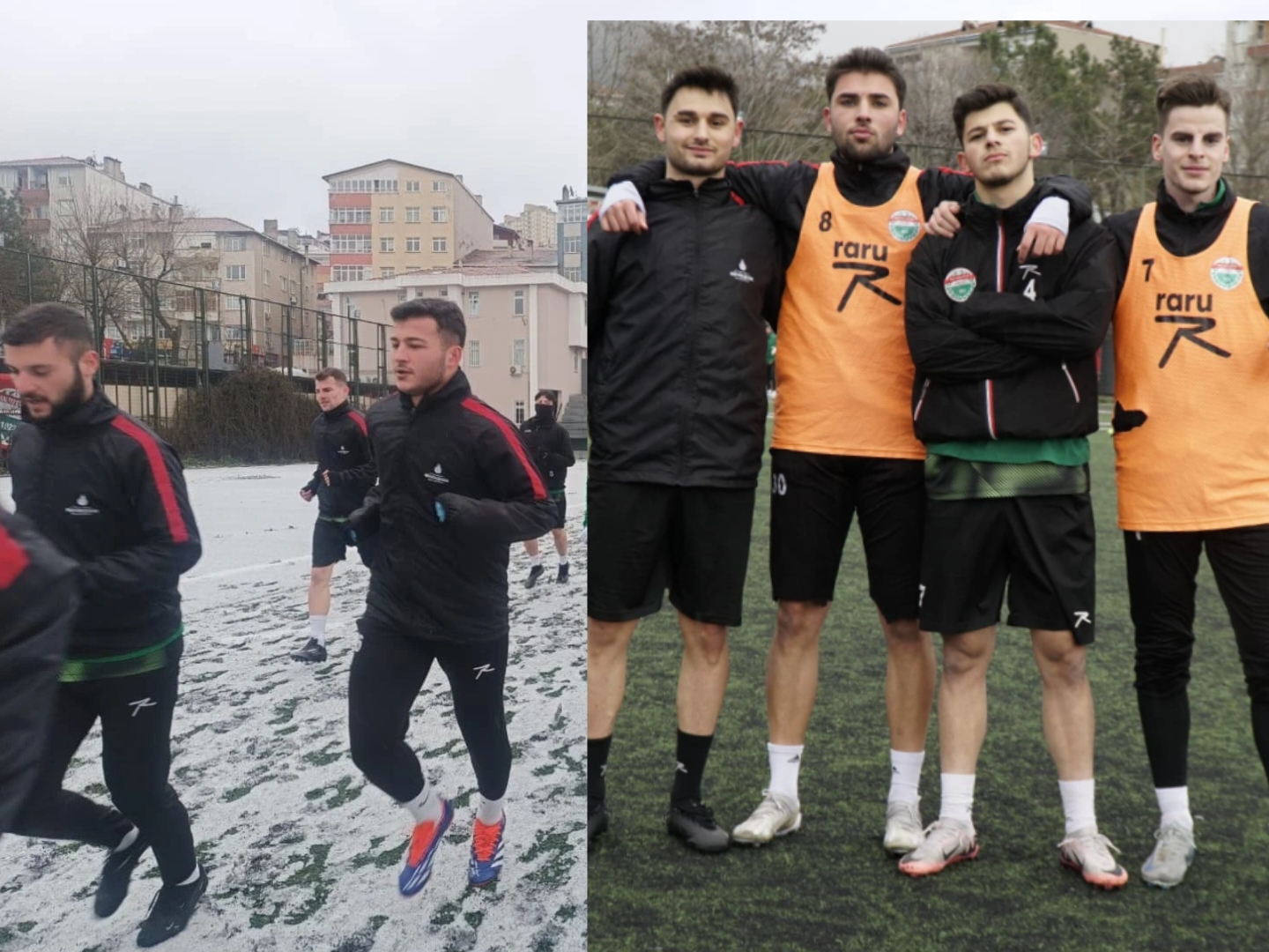 Maltepespor’da Moreller Yerinde, Kar Yağmur Dinlemiyorlar.