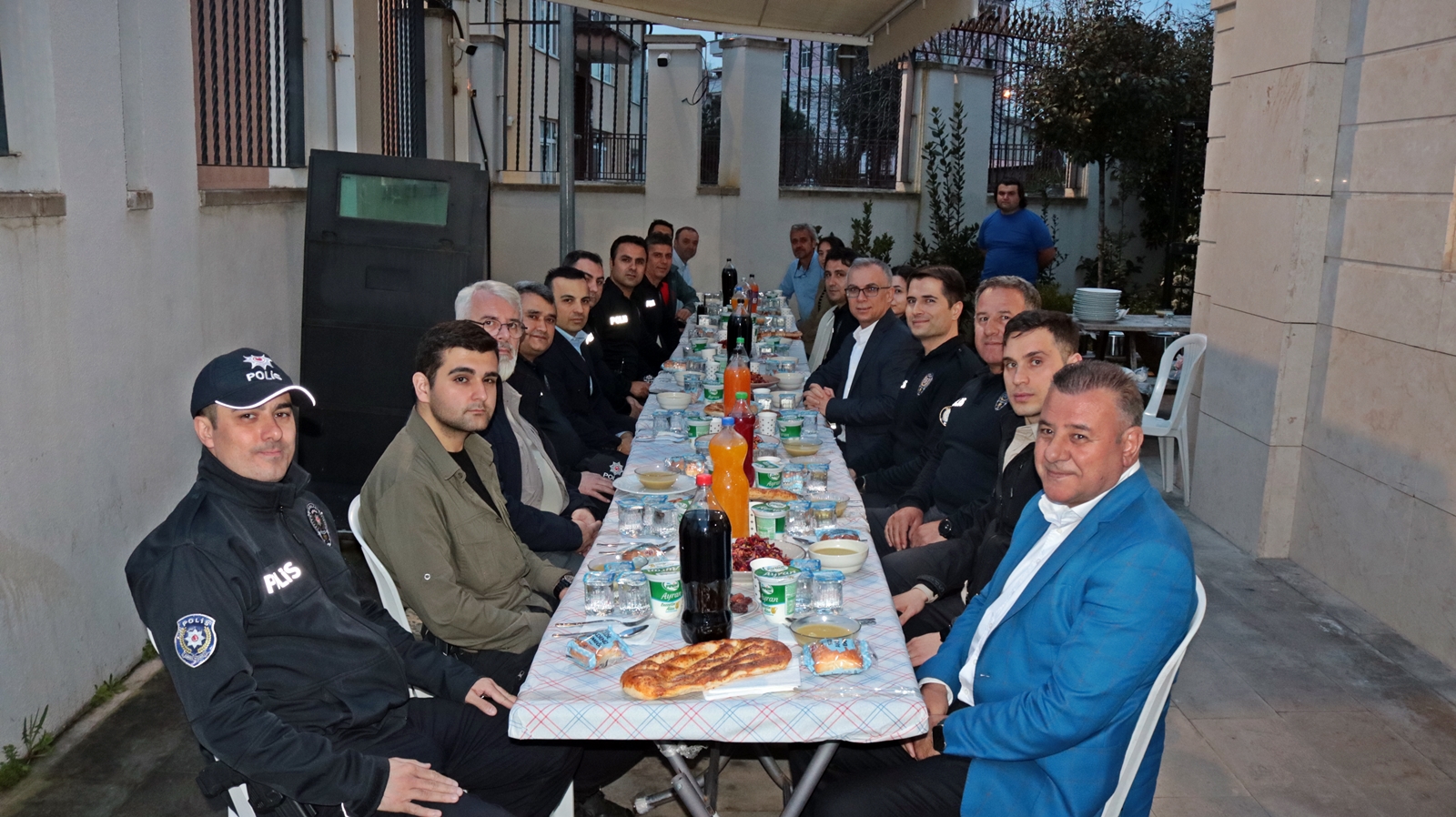 Kaymakam Tiryaki, Polis Merkezi Amirliğinde iftar Yaptı.