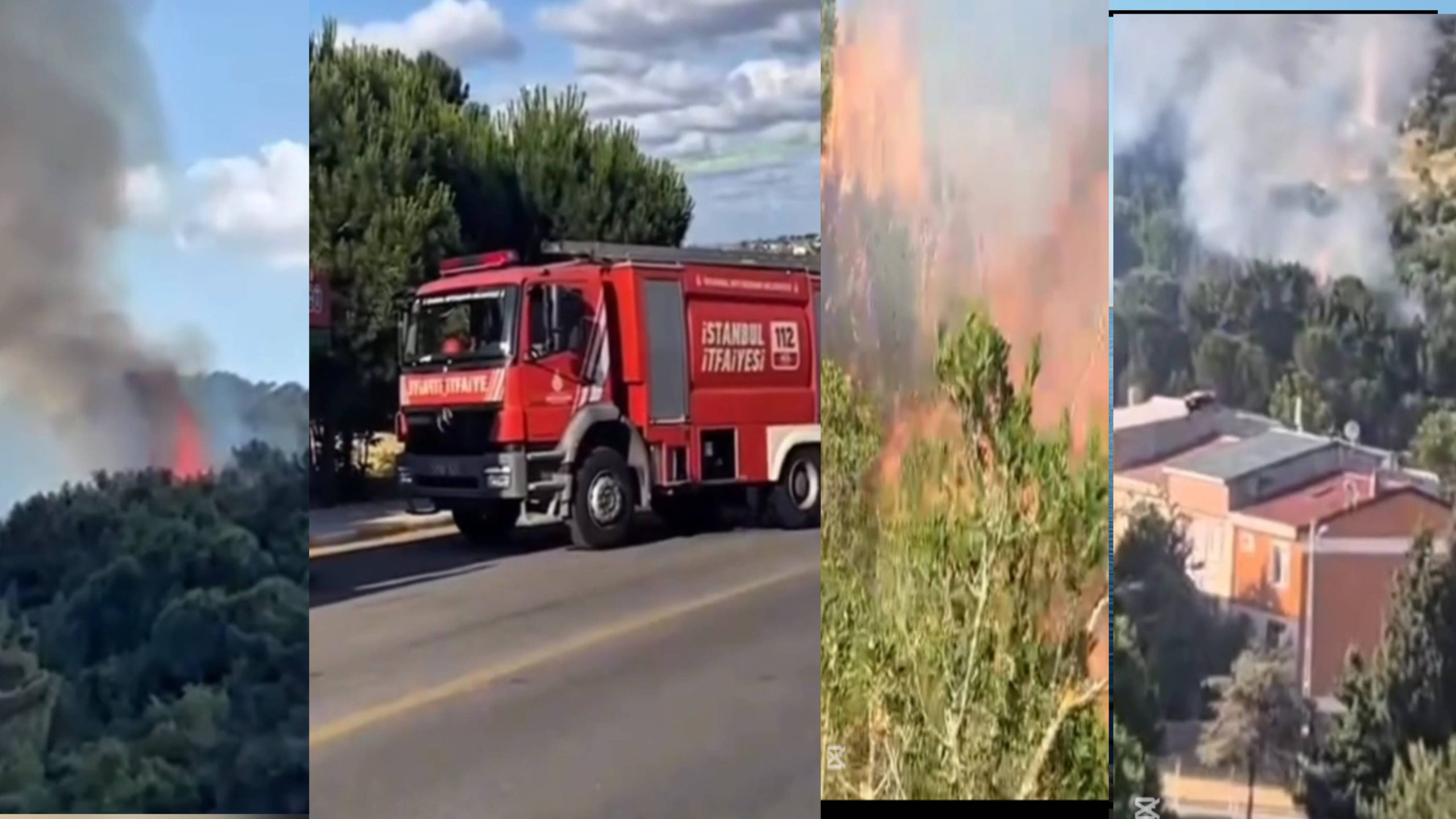 Pendik’te Korkulu Dakikalar: Aydos Ormanı’nda Yangın Paniği
