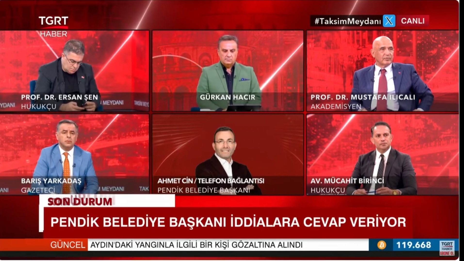 Pendik Belediye Başkanı Ahmet Cin, TGRT’de Gündeme Damga Vurdu! / Maltepetv / pendikhaber