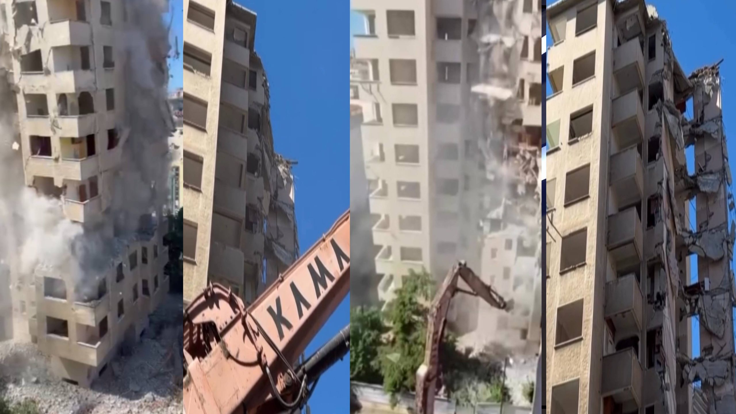 Maltepe’de Kentsel Dönüşüm Sırasında Korkutan Çökme: 11 Katlı Bina Yola Yıkıldı