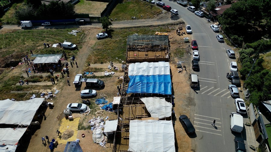 Maltepe Belediyesi’nden “drone”lu kaçak kesim denetimi